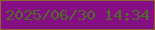 文字の大きさ：1、枠の色：8d6433、背景の色：860e83、文字の色：4e6c28 無料ブログパーツのブログ時計