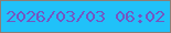 文字の大きさ：5、枠の色：8d7d75、背景の色：20c1f9、文字の色：7356c2 無料ブログパーツのブログ時計