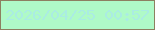 文字の大きさ：5、枠の色：8d8060、背景の色：affac7、文字の色：aaece2 無料ブログパーツのブログ時計