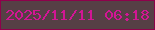 文字の大きさ：5、枠の色：8e014b、背景の色：563f45、文字の色：d21694 無料ブログパーツのブログ時計