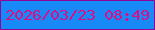 文字の大きさ：1、枠の色：8e0496、背景の色：178af7、文字の色：dc0d87 無料ブログパーツのブログ時計