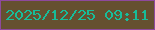 文字の大きさ：4、枠の色：8e499d、背景の色：655030、文字の色：17bd9a 無料ブログパーツのブログ時計