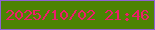 文字の大きさ：3、枠の色：8e61d5、背景の色：4d8303、文字の色：ee1c6b 無料ブログパーツのブログ時計