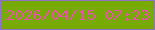 文字の大きさ：2、枠の色：8e72c5、背景の色：76a902、文字の色：e0579f 無料ブログパーツのブログ時計