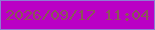 文字の大きさ：1、枠の色：8e7bd3、背景の色：ba00c5、文字の色：8a5758 無料ブログパーツのブログ時計