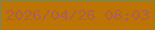 文字の大きさ：5、枠の色：8e823b、背景の色：bc7504、文字の色：ad5f4e 無料ブログパーツのブログ時計