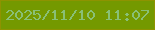 文字の大きさ：1、枠の色：8e9301、背景の色：749900、文字の色：89c076 無料ブログパーツのブログ時計