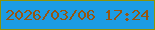 文字の大きさ：3、枠の色：8e9305、背景の色：1c9ce3、文字の色：975510 無料ブログパーツのブログ時計