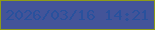 文字の大きさ：5、枠の色：8e9b18、背景の色：435499、文字の色：29519d 無料ブログパーツのブログ時計