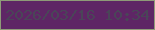 文字の大きさ：1、枠の色：8e9b78、背景の色：5e2665、文字の色：4a4558 無料ブログパーツのブログ時計