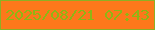 文字の大きさ：1、枠の色：8eaf24、背景の色：fd781b、文字の色：8eb614 無料ブログパーツのブログ時計