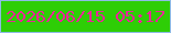 文字の大きさ：2、枠の色：8ebbe5、背景の色：2ece06、文字の色：eb2598 無料ブログパーツのブログ時計