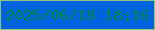 文字の大きさ：1、枠の色：8ec474、背景の色：0064e0、文字の色：008a48 無料ブログパーツのブログ時計