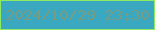 文字の大きさ：2、枠の色：8eeb61、背景の色：3ba8c2、文字の色：769c83 無料ブログパーツのブログ時計
