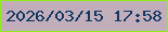 文字の大きさ：5、枠の色：8eed17、背景の色：c2aebb、文字の色：0f3762 無料ブログパーツのブログ時計