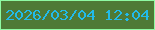 文字の大きさ：1、枠の色：8efaa3、背景の色：4e7a36、文字の色：22bbea 無料ブログパーツのブログ時計