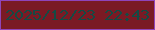 文字の大きさ：1、枠の色：8f44ba、背景の色：7a1a24、文字の色：154a44 無料ブログパーツのブログ時計