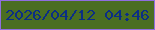 文字の大きさ：4、枠の色：8f6ee0、背景の色：4a6e22、文字の色：0b2e85 無料ブログパーツのブログ時計