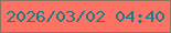 文字の大きさ：1、枠の色：8f715d、背景の色：fe7264、文字の色：1f7a87 無料ブログパーツのブログ時計