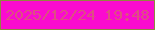 文字の大きさ：3、枠の色：8f8740、背景の色：fa0bcf、文字の色：dd5081 無料ブログパーツのブログ時計