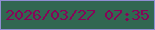 文字の大きさ：2、枠の色：8f8ed3、背景の色：316751、文字の色：870458 無料ブログパーツのブログ時計