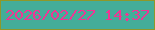 文字の大きさ：3、枠の色：8f9829、背景の色：44ad99、文字の色：f03594 無料ブログパーツのブログ時計