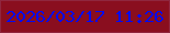 文字の大きさ：5、枠の色：90263e、背景の色：8a0e1f、文字の色：030af0 無料ブログパーツのブログ時計