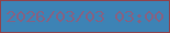 文字の大きさ：2、枠の色：90424b、背景の色：3d83b5、文字の色：836384 無料ブログパーツのブログ時計