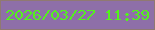 文字の大きさ：5、枠の色：907971、背景の色：8e6fa8、文字の色：53f21c 無料ブログパーツのブログ時計