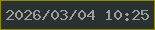 文字の大きさ：5、枠の色：908a09、背景の色：2a3131、文字の色：a09e9d 無料ブログパーツのブログ時計