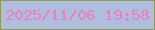 文字の大きさ：4、枠の色：909851、背景の色：afbdde、文字の色：ef7cbb 無料ブログパーツのブログ時計
