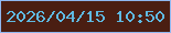 文字の大きさ：4、枠の色：90b8f0、背景の色：4a1e12、文字の色：5fbae2 無料ブログパーツのブログ時計