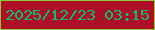 文字の大きさ：3、枠の色：90c740、背景の色：ad1026、文字の色：0ac16f 無料ブログパーツのブログ時計