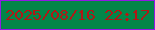 文字の大きさ：4、枠の色：9119e5、背景の色：038649、文字の色：b11716 無料ブログパーツのブログ時計