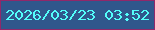 文字の大きさ：4、枠の色：91286a、背景の色：30578c、文字の色：53fefb 無料ブログパーツのブログ時計