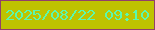 文字の大きさ：5、枠の色：91406b、背景の色：bec301、文字の色：5bf8ae 無料ブログパーツのブログ時計