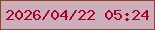 文字の大きさ：4、枠の色：914222、背景の色：ccafbc、文字の色：ac0220 無料ブログパーツのブログ時計