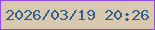 文字の大きさ：1、枠の色：914bdf、背景の色：d9c8b0、文字の色：33608b 無料ブログパーツのブログ時計