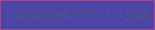 文字の大きさ：5、枠の色：914d9c、背景の色：4b45a5、文字の色：524f8f 無料ブログパーツのブログ時計