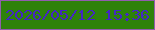文字の大きさ：5、枠の色：915dae、背景の色：2e820a、文字の色：4425c5 無料ブログパーツのブログ時計