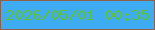 文字の大きさ：1、枠の色：91604a、背景の色：3dacf2、文字の色：62c035 無料ブログパーツのブログ時計