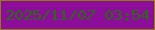 文字の大きさ：5、枠の色：917c0c、背景の色：8b0d9a、文字の色：2a6a0e 無料ブログパーツのブログ時計