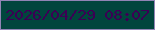 文字の大きさ：1、枠の色：9184b5、背景の色：01453d、文字の色：3b0054 無料ブログパーツのブログ時計