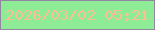 文字の大きさ：5、枠の色：9185a0、背景の色：8dec95、文字の色：fcbf95 無料ブログパーツのブログ時計