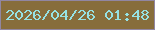 文字の大きさ：4、枠の色：9186a2、背景の色：876d3b、文字の色：96e2e4 無料ブログパーツのブログ時計