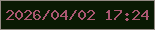 文字の大きさ：5、枠の色：918a83、背景の色：091a03、文字の色：aa5771 無料ブログパーツのブログ時計