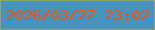 文字の大きさ：4、枠の色：91a26b、背景の色：4694be、文字の色：f95007 無料ブログパーツのブログ時計