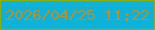 文字の大きさ：4、枠の色：91af01、背景の色：0eb2d8、文字の色：b49232 無料ブログパーツのブログ時計