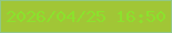 文字の大きさ：1、枠の色：91c786、背景の色：a1c636、文字の色：8be22c 無料ブログパーツのブログ時計