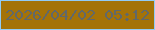 文字の大きさ：1、枠の色：91ccf7、背景の色：a47308、文字の色：60686a 無料ブログパーツのブログ時計
